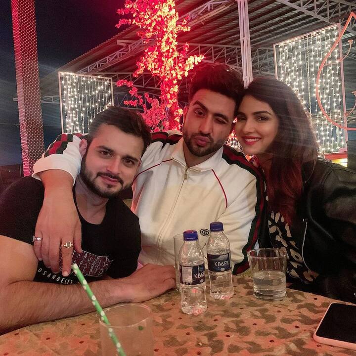 bigg boss 14 contestant aly goni birthday celebration with jasmin