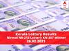 Kerala Lottery Result Today: Nirmal NR-213 Lottery Results Winners List, First Prize 70 Lakh!