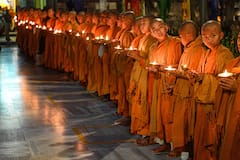 IN PICS | Stunning Visuals Of Magh Purnima Celebrations From Bodh Gaya, Varanasi And Patna