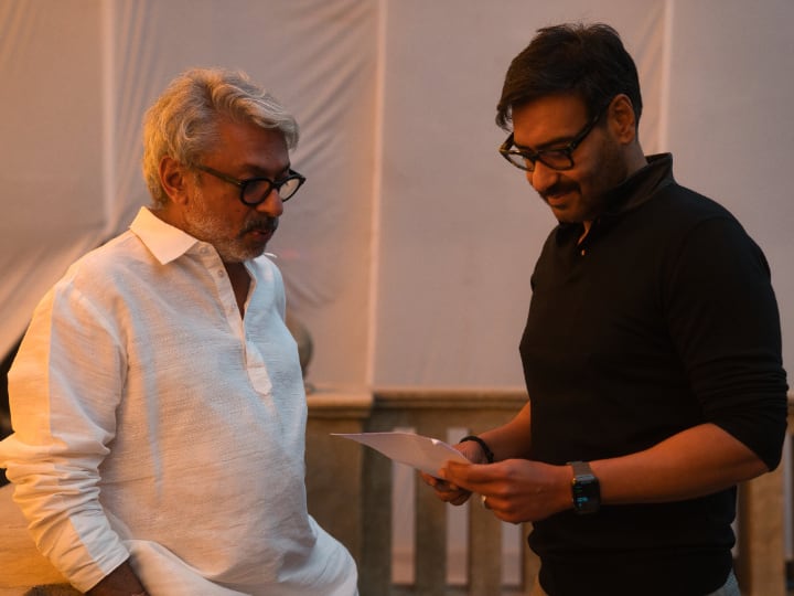 Ajay Devgn Reunites With Sanjay Leela Bhansali After 22 Years On The Sets Of ‘Gangubai Kathiawadi’; Netizens React