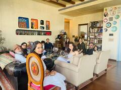 PICS: Kangana Ranaut Shares Glimpse Of Her Plush Mumbai House As She Welcomes 'Tejas' Team For Sunday Lunch
