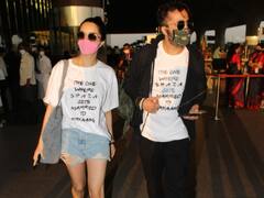 IN PICS | Shraddha And Siddhanth Kapoor’s Matching T-Shirts Is Giving Major Brother-Sister Goals