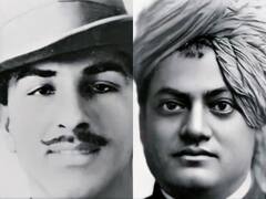 Netizens Awestruck By Stunning Life-Like Animated Portraits Of Bhagat Singh, Vivekananda, Kasturba Gandhi & More