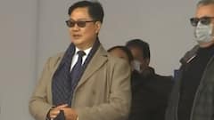 Khelo India 2nd Edition: Kiren Rijiju seen running in snow in Gulmarg