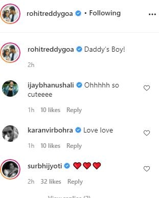 Surbhi Jyoti Is All Hearts For Anita Hassanandani's Husband Rohit Reddy's PIC With Newborn Son