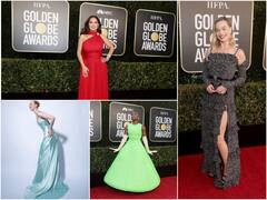 Golden Globe Awards 2021: Salma Hayek, Margot Robbie and Other Hollywood DIVAS Dazzle On Socially Distanced Red Carpet; SEE PHOTOS!