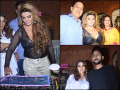 Inside PICS From ‘Bigg Boss 14’ Contestant Rakhi Sawant’s Media Meet; Nikki And Jaan Pose Together For Paparazzi