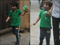 IN PICS | ‘Tandav’ Actor Saif’s Son Taimur Ali Khan Spotted At Bandra