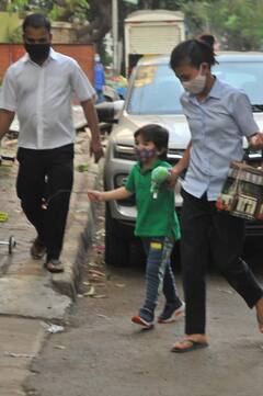 IN PICS | ‘Tandav’ Actor Saif’s Son Taimur Ali Khan Spotted At Bandra