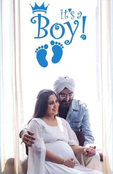 Harshdeep's husband Mankeet too shared the news of arrival of his son on his Instagram page with a similar caption  [pic credit: Instagram]
