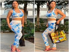 Hina Khan ਨੇ ਸ਼ੇਅਰ ਕੀਤੀ ਬੱਲੂ ਐਂਡ ਵ੍ਹਾਈਟ ਜਿਮ ਡ੍ਰੈਸ 'ਚ ਫੋਟੋ, ਖੂਬ ਹੋ ਰਹੀ ਵਾਈਰਲ