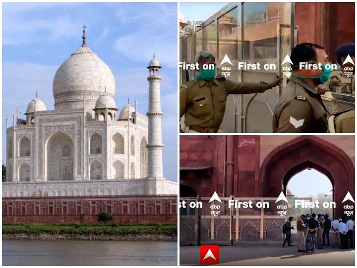 Breaking News Agra Taj Mahal Bomb Threat Alert Gates Closed Taj Mahal Bomb Threat: Agra Police Inspect The Monument After Receiving Phone Call About Explosives Being Present Inside Premises