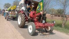 ਦਿੱਲੀ ਵੱਲ ਚਾਲੇ ਪਾਉਣ ਤੋਂ ਪਹਿਲਾਂ ਪਿੰਡਾਂ 'ਚ ਔਰਤਾਂ ਦਾ ਟਰੈਕਟਰ ਮਾਰਚ