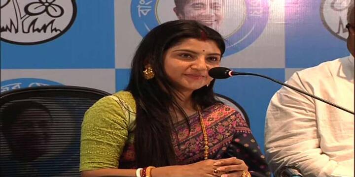 রাজারহাট-গোপালপুরে তৃণমূল প্রার্থী অদিতি মুন্সি।