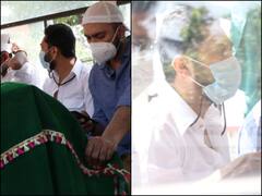 PICS | Gauahar Khan’s Husband Zaid Darbar Joins The Last Rites Of Her Father Zafar Ahmed Khan