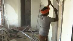 LDA demolishes illegal properties associated with Mukhtar Ansari