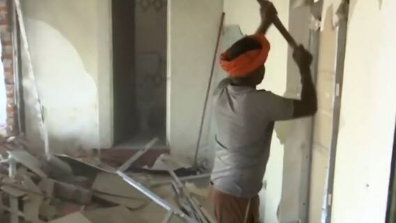 LDA demolishes illegal properties associated with Mukhtar Ansari