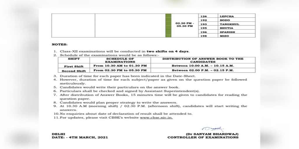 CBSE Board New Date Sheet 2021: দশম এবং দ্বাদশ শ্রেণির সংশোধিত নির্ঘণ্ট প্রকাশ সিবিএসই-র