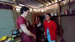 Assam: Priyanka Gandhi reaches residence of local worker