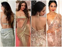 ਪੰਜ ਮੀਟਰ ਦੀ ਸਾੜੀ 'ਚ ਕਿਆਰਾ ਅਡਾਨੀ ਦੀਆਂ ਖੂਬਸੂਰਤ ਅਦਾਵਾਂ