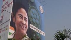 Posters put up of Mamata Banerjee on 80% hoardings before PM's arrival