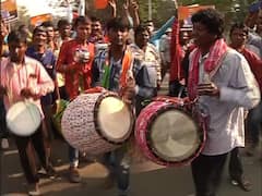 BJP Brigade Rally: মোদির মুখোশ থেকে গোপাল ভাঁড়ের সাজ, ঢোল-তাসা পার্টি-মোদির সমাবেশে রঙিন ব্রিগেড