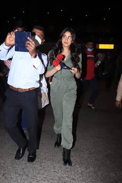 Janhvi Kapoor Celebrates Her Birthday With Paparazzi As The ‘Good Luck Jerry’ Actress Returns From Chandigarh