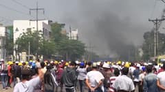 Myanmar: Candle march in memory of those died in agitation