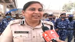Joint CP Shalini Singh reaches Tikri border to motivate women security forces
