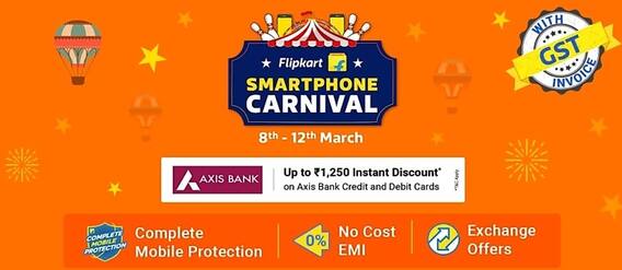 Flipkart ’ਤੇ Smartphone Carnival ਸੇਲ, ਇਨ੍ਹਾਂ ਫ਼ੋਨਾਂ ’ਤੇ ਬੰਪਰ ਛੋਟ Flipkart ’ਤੇ Smartphone Carnival ਸੇਲ, ਇਨ੍ਹਾਂ ਫ਼ੋਨਾਂ ’ਤੇ ਬੰਪਰ ਛੋਟ
