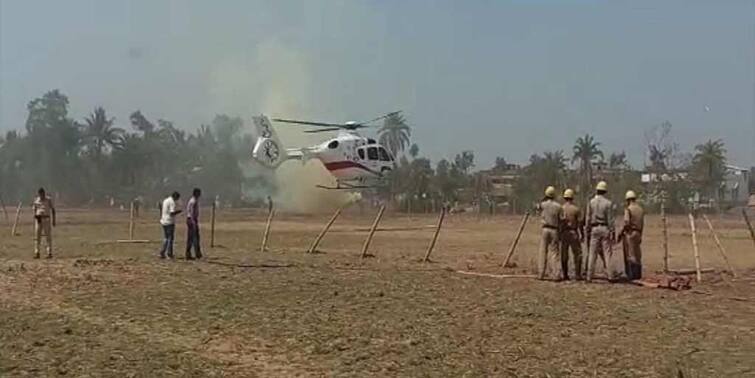 WB Election 2021: three helipad is being built at nandigram, before election WB Election 2021: মহাযুদ্ধের এপিসেন্টার নন্দীগ্রাম, তৈরি হচ্ছে হেলিপ্যাড