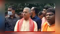 West Bengal Election 2021: দিলীপ ঘোষের নেতৃত্বে মেদিনীপুরের ৪ কেন্দ্রে মনোনয়ন পত্র জমা প্রার্থীদের