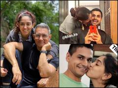 PICS: Aamir Khan's Daughter Ira Turns Hairdresser For Boyfriend, Showers Him With Kisses After He Complains Of 'Distractions'