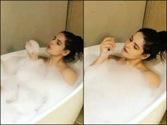 Zareen Khan Poses In Bathtub For New Photoshoot, Says 'Imperfect Is Perfect'