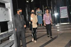 IN PICS: Shraddha Kapoor Steps Out In White Bralette, Black Leather Pants & Dual Shade Coat For DINNER DATE With Beau Rohan Shrestha!