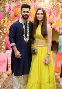 IN PICS: Bigg Boss 14 Runner-Up Rahul Vaidya, Girlfriend Disha Parmar Give Couple Goals At Friend's Wedding!