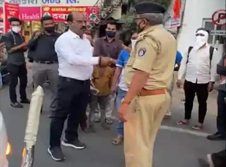 Ahmedabad bjp mla's video threatening police goes viral, ASI reaction on Pradip Parmar's behavior Ahmedabad : ભાજપના ધારાસભ્યની દાદાગીરીનો વીડિયો વાયરલ થયા પછી જેની સાથે ઘર્ષણ થયું તે પોલીસ અધિકારી આવ્યા સામે, શું કર્યો ખુલાસો?