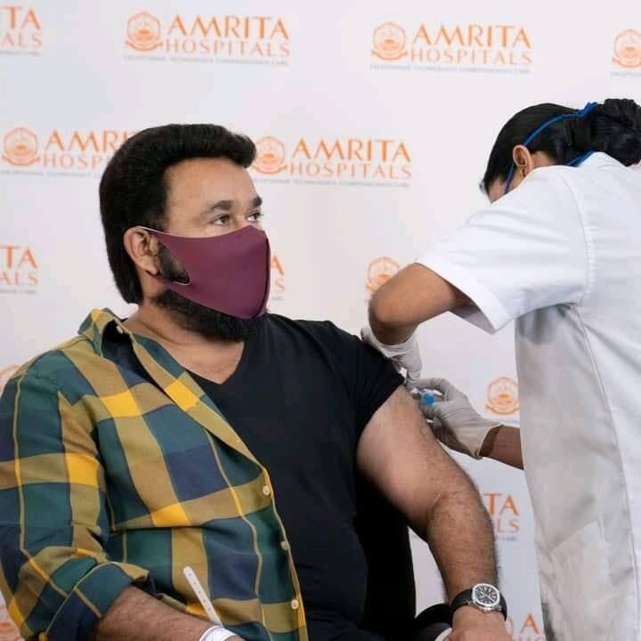 Dressed in a casual wear, with the mask on, the actor received the first dose of the vaccine and took to his social media handle to share the news with his fans.