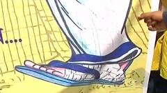 'ভাঙা পায়েই খেলা হবে', ব্যানার হাতে হাসপাতালে TMC সমর্থকরা