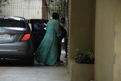 PICS: Kareena & Son Taimur Ali Khan Arrive At Karisma Kapoor's House For Her Daughter Samaira's Birthday Celebrations