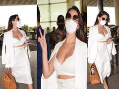 PHOTO | नोरा फतेहीचा 'ऑल इन व्हाइट अवतार'; बोल्ड अन् स्टायलिश अदा