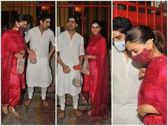 In Pics : कोरोना पॉझिटिव्ह प्रियकर रणबीर कपूरसाठी प्रार्थना करायला मंदिरात पोहोचली आलिया भट्ट