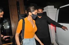PICS: Deepika Padukone Looks Stylish As She Steps Out In Orange Top & Wide-Legged Jeans For Dinner Date With Sister Anisha Padukone