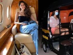 Disha Patani in Riksha : विमानात प्रवास करणाऱ्या दिशा पाटनीला करावा लागला रिक्षाने प्रवास!