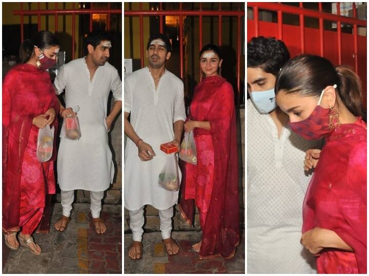 बॉलिवूडची अभिनेत्री आलिया भट्ट नुकतीच शिवरात्रीनिमित्त मुंबईतील मंदिरात गेली होती.  यादरम्यान तिच्यासोबत चित्रपट निर्माता अयान मुखर्जी पण दिसून आला. त्यांचे खास फोटो बघण्यासाठी पुढे बघा. (Photo Credit: Manav Manglani)