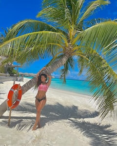 PICS: Tiger Shroff's Sister Krishna Sizzles In Bikini As She Enjoys Dreamy Vacay In Maldives With Friends