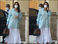 PICS | Kareena Kapoor Khan Slays In Breezy Outfit As She Gets Clicked At Bestie Amrita Arora’s Residence