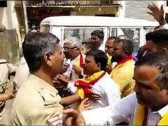 Belgaum Dispute |बेळगावात शिवसेना जिल्हाप्रमुखाच्या गाडीवर हल्ल्यानंतर महाराष्ट्र-कर्नाटक वाद चिघळला