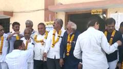 અમરેલીના બાબરા માર્કેટિંગ યાર્ડની ચૂંટણીમાં વર્તમાન ચેરમેન જીવાજી રાઠોડની પેનલનો વિજય