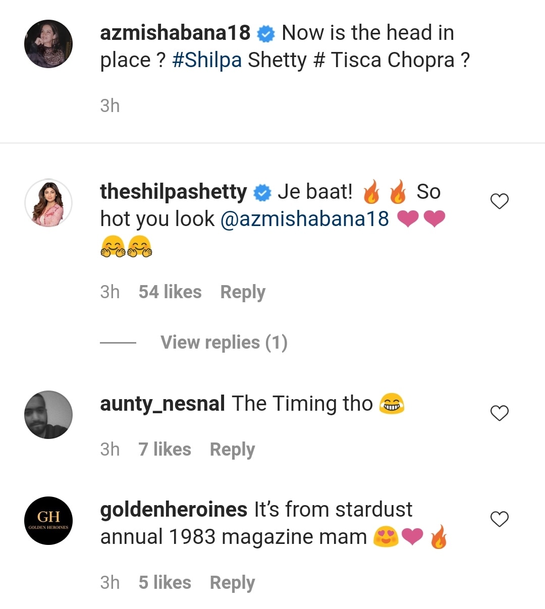 Shabana Azmi Shares Throwback Photo With Mithun Chakraborty, Shilpa Shetty Drops Comment